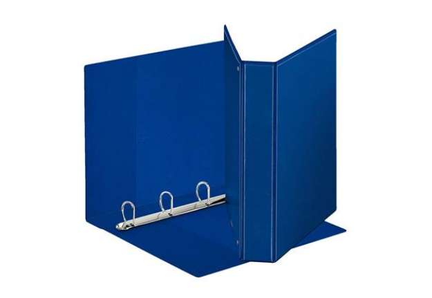 Immagine di Raccoglitore personalizzabile Esselte Display a 4 anelli a D 40mm PP dorso 6 cm blu - 394753500