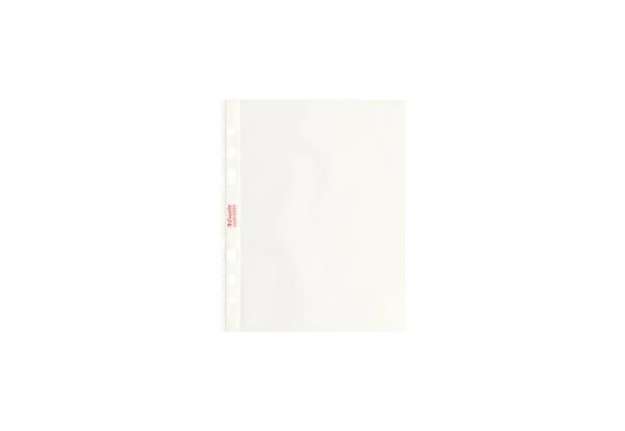 Immagine di Buste a perforazione universale goffrate Esselte OFFICE 15x21 cm trasparente antiriflesso  conf.25 -