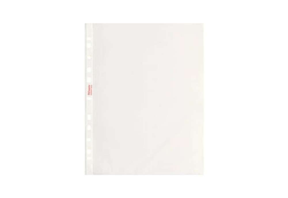 Immagine di Buste a perforazione universale goffrate Esselte STANDARD PP antiriflesso 22x30 cm conf.200 - 395697