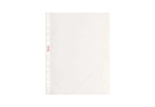 Immagine di Buste a perforazione universale goffrate Esselte STANDARD PP antiriflesso 22x30 cm conf.200 - 395697