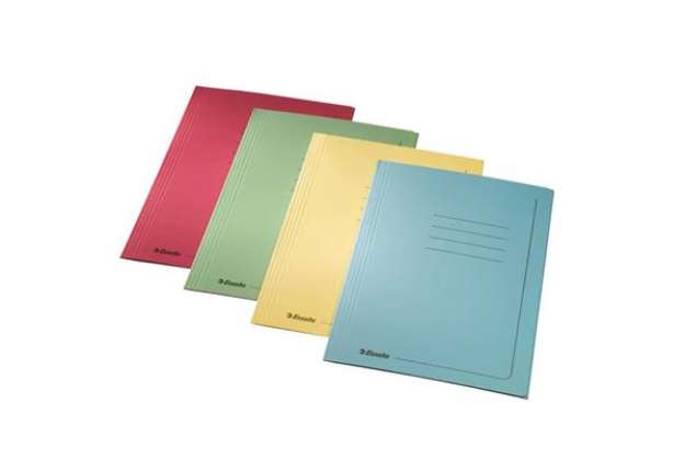 Immagine di Cartelle a 3 lembi Esselte MANILLA 25x35 cm A4 295 g/m² azzurro conf.25 - 55135