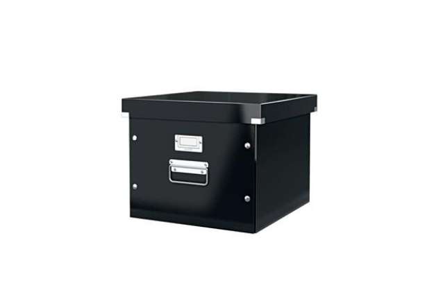 Immagine di Contenitore per cartelle sospese Leitz CLICK & STORE A4 nero 35,7x28,5x36,7 cm 60460095