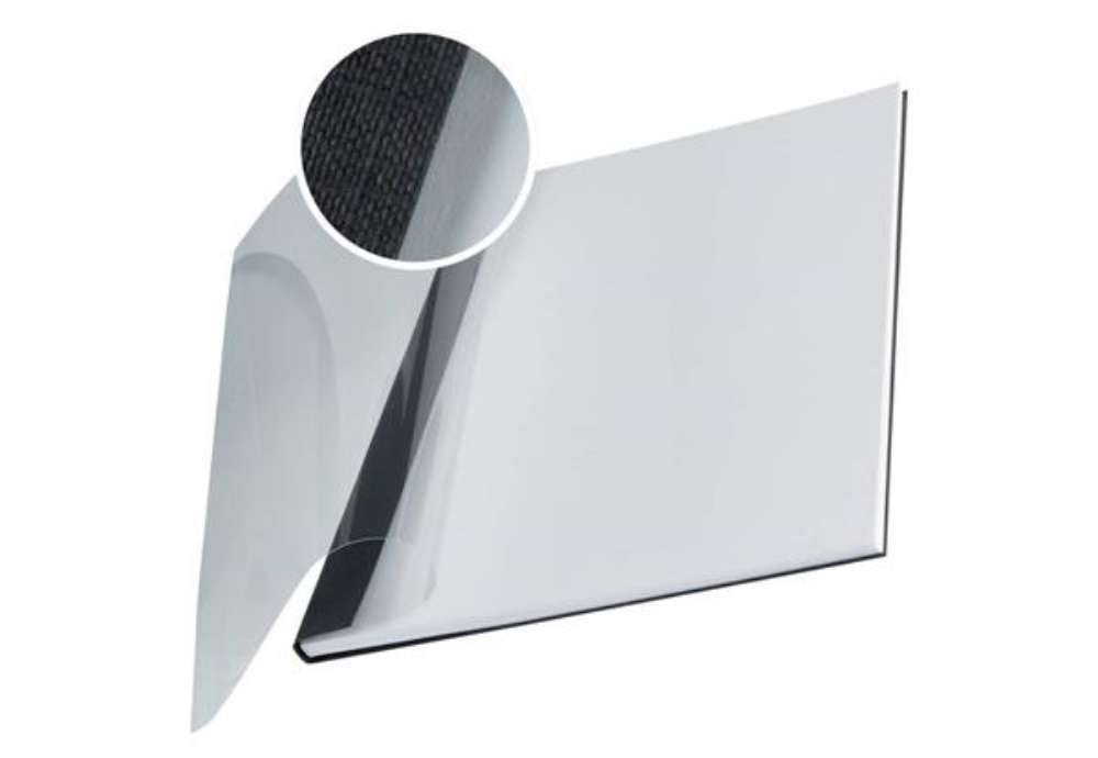 Immagine di Copertina flessibile max 36-70 fogli Leitz impressBIND in PPL con dorso da 7 mm A4 nero  conf. da 10
