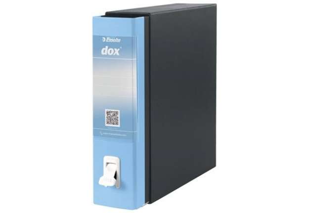 Immagine di Registratore a leva DOX1 Commerciale S. Francisco 28,5x31,5 cm - dorso 8 cm azzurro - D15116
