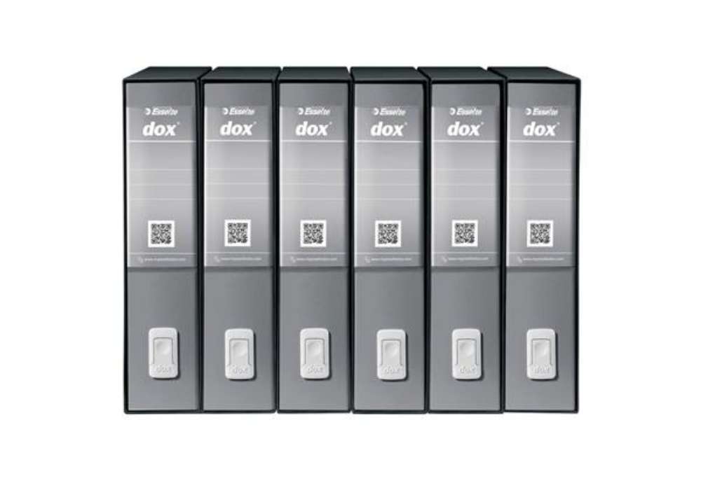 Immagine di Registratore a leva DOX2 Protocollo S. Francisco 28,5x35 cm - dorso 8 cm grigio - D15207
