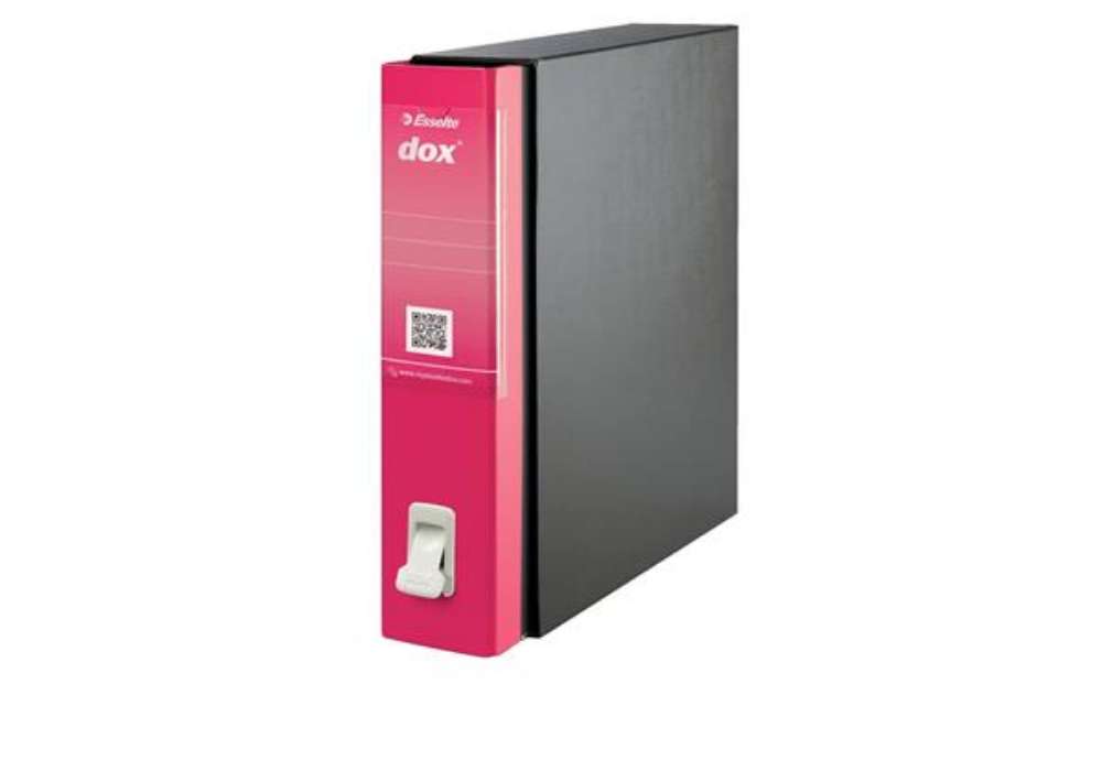 Immagine di Registratore a leva DOX2 Protocollo 28,5x35 cm - dorso 8 cm fucsia fucsia - D26200