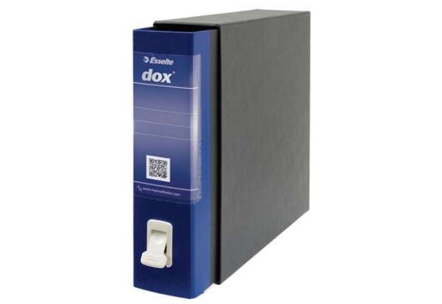 Immagine di Registratore a leva DOX2 Protocollo 28,5x35 cm - dorso 8 cm blu D26204