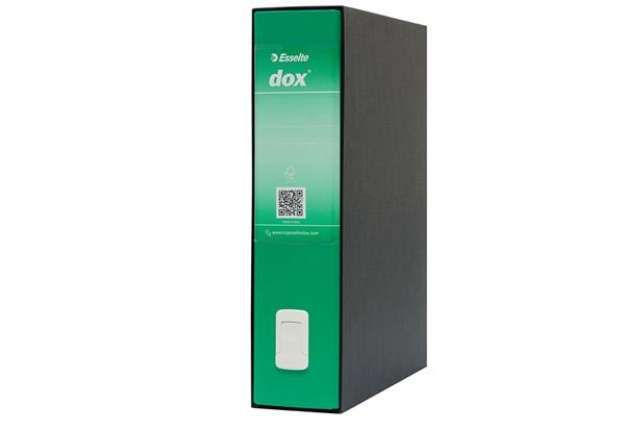 Immagine di Registratore a leva DOX2 Protocollo 28,5x35 cm - dorso 8 cm verde D26214