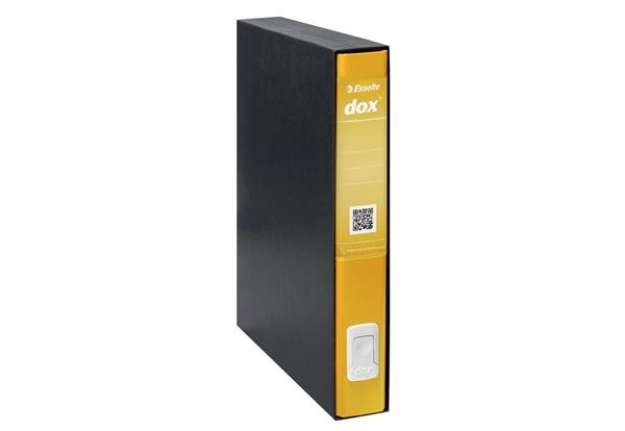 Immagine di Registratore a leva DOX5 Protocollo 28,5x35 cm - dorso 5 cm giallo D26506