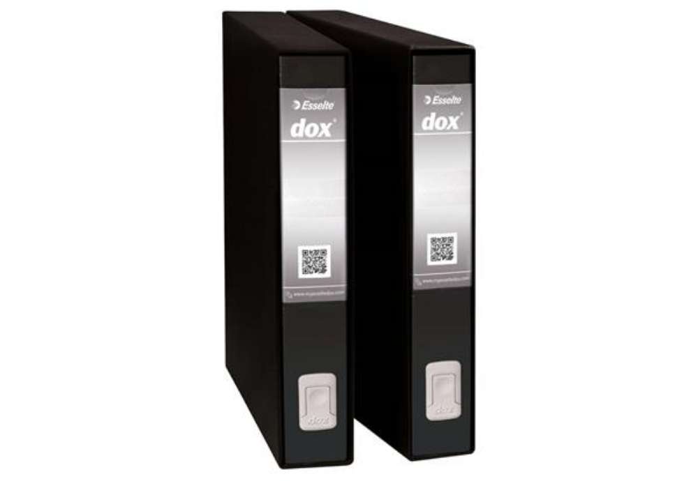 Immagine di Registratore a leva DOX5 Protocollo 28,5x35 cm - dorso 5 cm nero D26510
