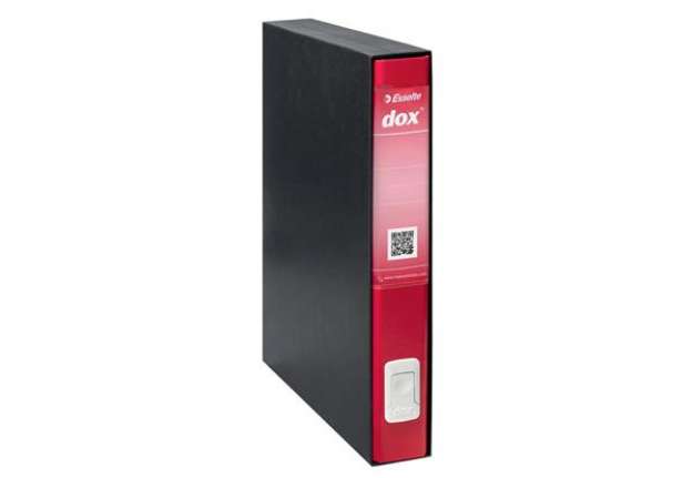 Immagine di Registratore a leva DOX5 Protocollo 28,5x35 cm - dorso 5 cm rosso D26511