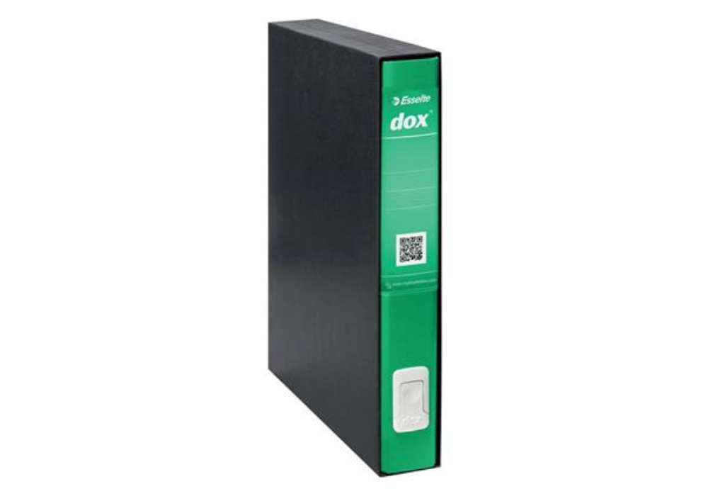 Immagine di Registratore a leva DOX5 Protocollo 28,5x35 cm - dorso 5 cm verde D26514