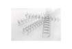 Immagine di Spirali metalliche a 34 anelli GBC Wirebind 6 mm a4 nero conf da 100 spirali - RG810410