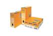 Immagine di Buste trasp. a foratura universale FAVORIT La500 buccia d'arancia linear 22x30 cm  scatola da 500 -