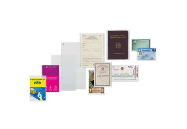 Immagine di Buste trasparenti a sacco FAVORIT Upocket liscia superior 27x37 cm conf. da 100 - 100460109