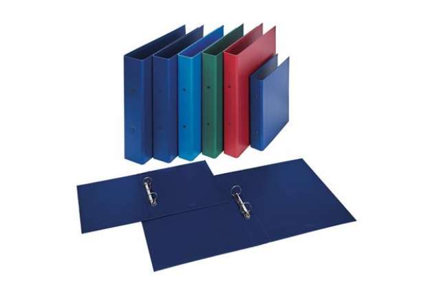 Immagine di Raccoglitore FAVORIT Europa 28x32 cm 2 anelli tondi Ø 30 mm blu 100460398