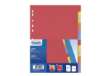 Immagine di Divisore in cartoncino Favorit 12 tacche neutre colorate 21x29,7 cm assortiti 100204882