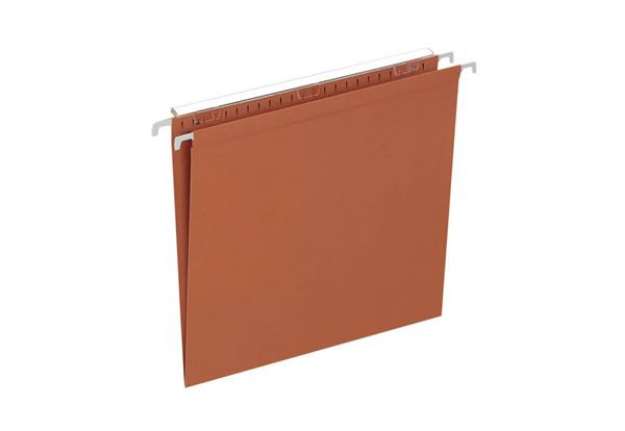 Immagine di Cartelle sospese per cassetto Favorit Defi interasse 33 cm arancione fondo V Conf. 25 pezzi  4001267