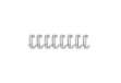 Immagine di Dorsi metallici FELLOWES argento 6 mm - - capacità 1-35 fogli conf.100 - 54450