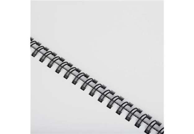 Immagine di Dorsi metallici FELLOWES nero 8 mm - - capacità 36-60 fogli conf.100 - 53261