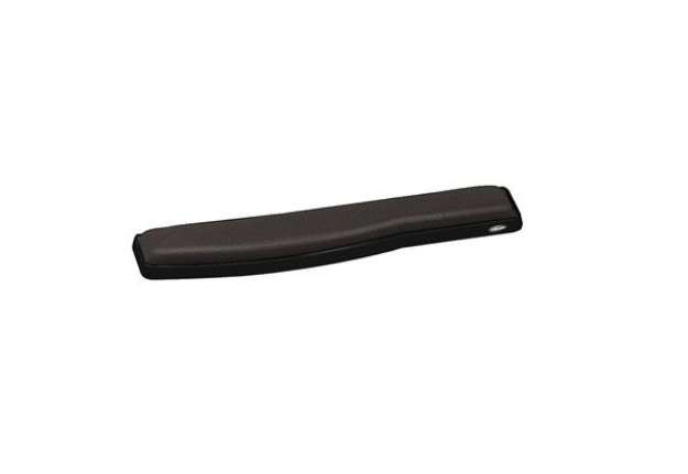 Immagine di Poggiapolsi da tastiera FELLOWES Premium gel grafite 48,8x8,8x3,6 cm - 9374201