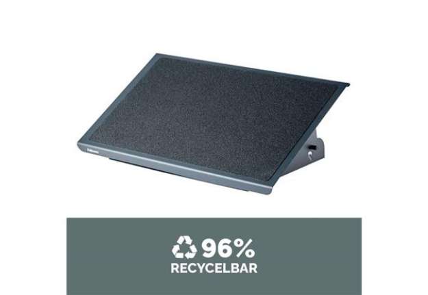 Immagine di Poggiapiedi FELLOWES Professional Series™ Heavy Duty acciaio nero h. 105/120/135mm - 8064101
