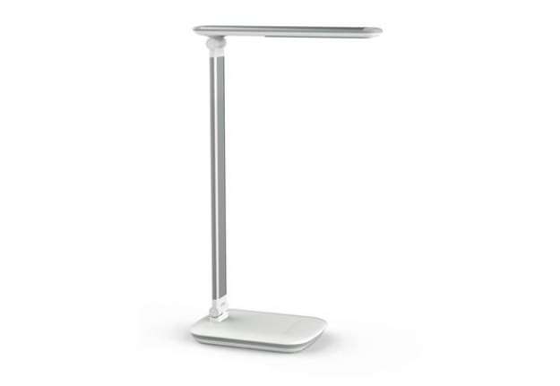 Immagine di Lampada da scrivania MAUL a LED MAULjazzy, dimmerabile alluminio bianco 8 W, 716 Lm, 4000K - Z800041