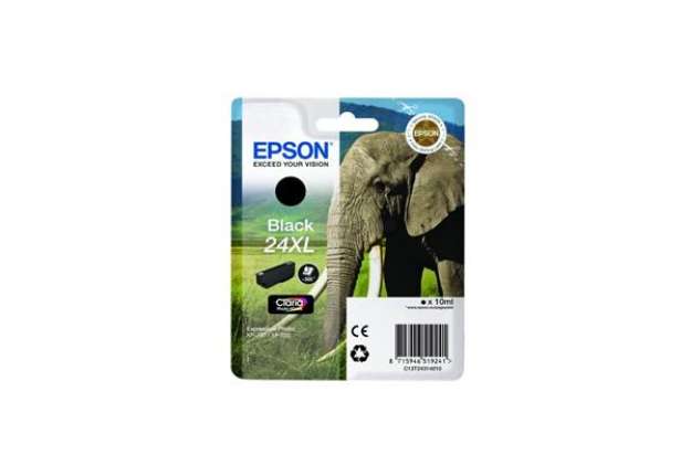 Immagine di Cartuccia inkjet alta capacità Elefante 24XL Epson nero C13T24314012