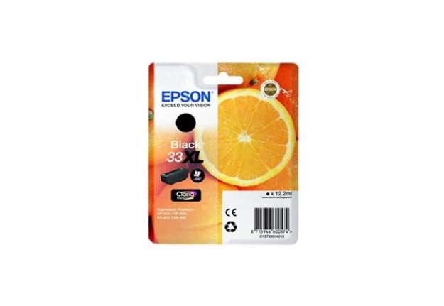 Immagine di Cartuccia inkjet alta capacità ink pigmentato Arance T33XL Epson nero C13T33514012