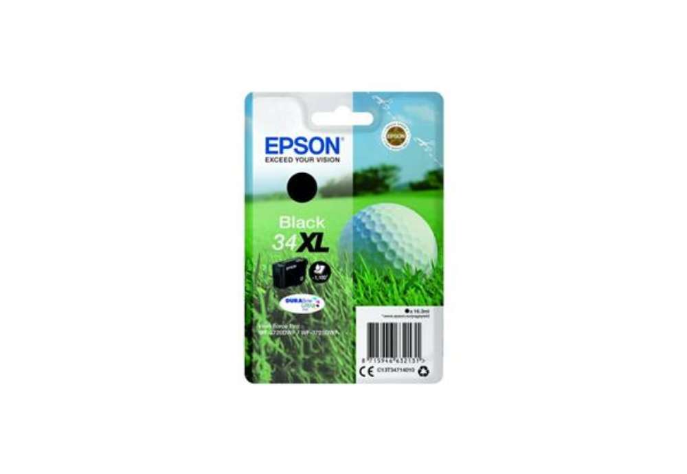 Immagine di Cartuccia inkjet alta capacità Pallina da golf 34XL Epson nero C13T34714010