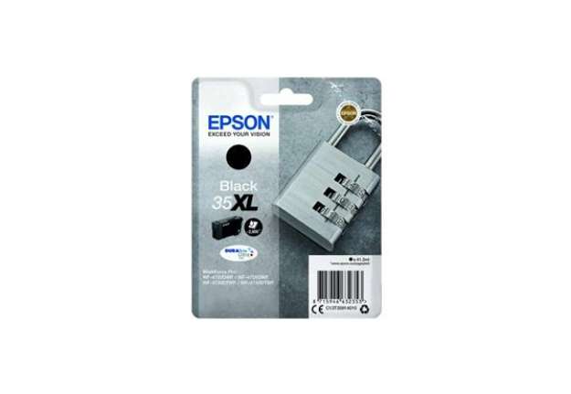 Immagine di Cartuccia inkjet alta capacità Lucchetto 35XL Epson nero C13T35914010