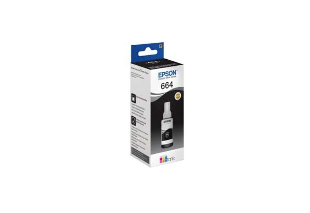 Immagine di Cartuccia inkjet T6641 Epson nero  C13T664140