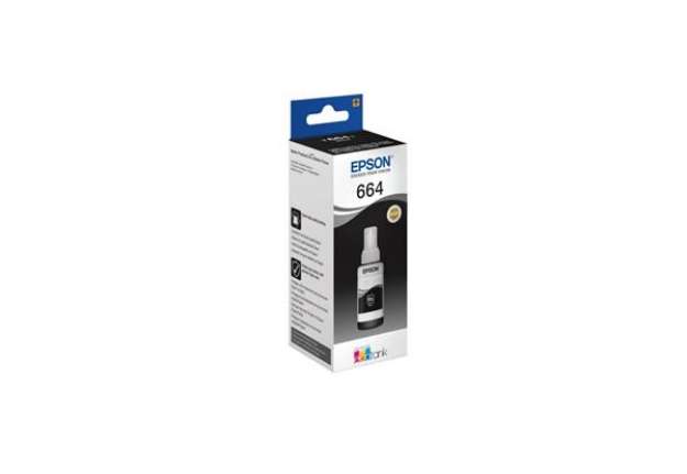 Immagine di Cartuccia inkjet T6641 Epson nero  C13T664140