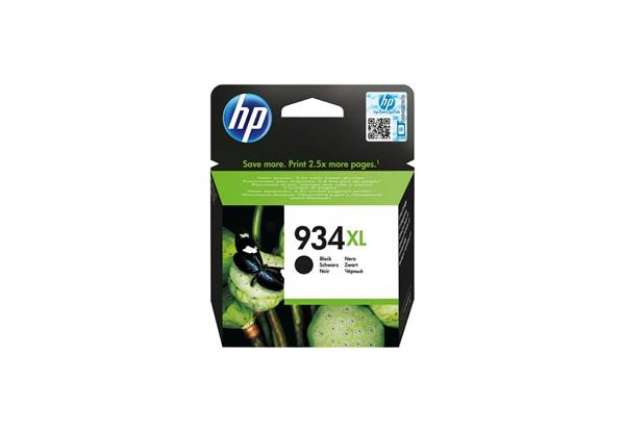 Immagine di Cartuccia inkjet alta capacità 934XL HP nero C2P23AE