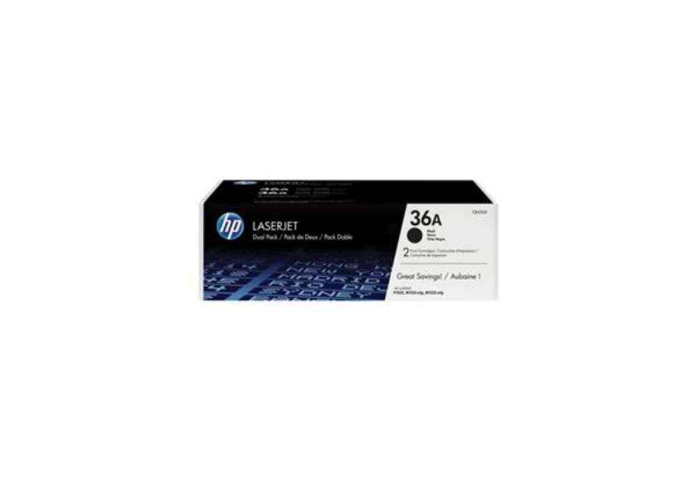 Immagine di Toner 36A HP nero  Conf. 2 - CB436AD