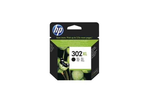 Immagine di Cartuccia inkjet alta resa 302XL HP nero  F6U68AE