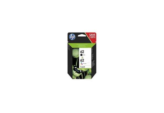 Immagine di cartucce inkjet 62 HP nero +colore  Combo pack - N9J71AE