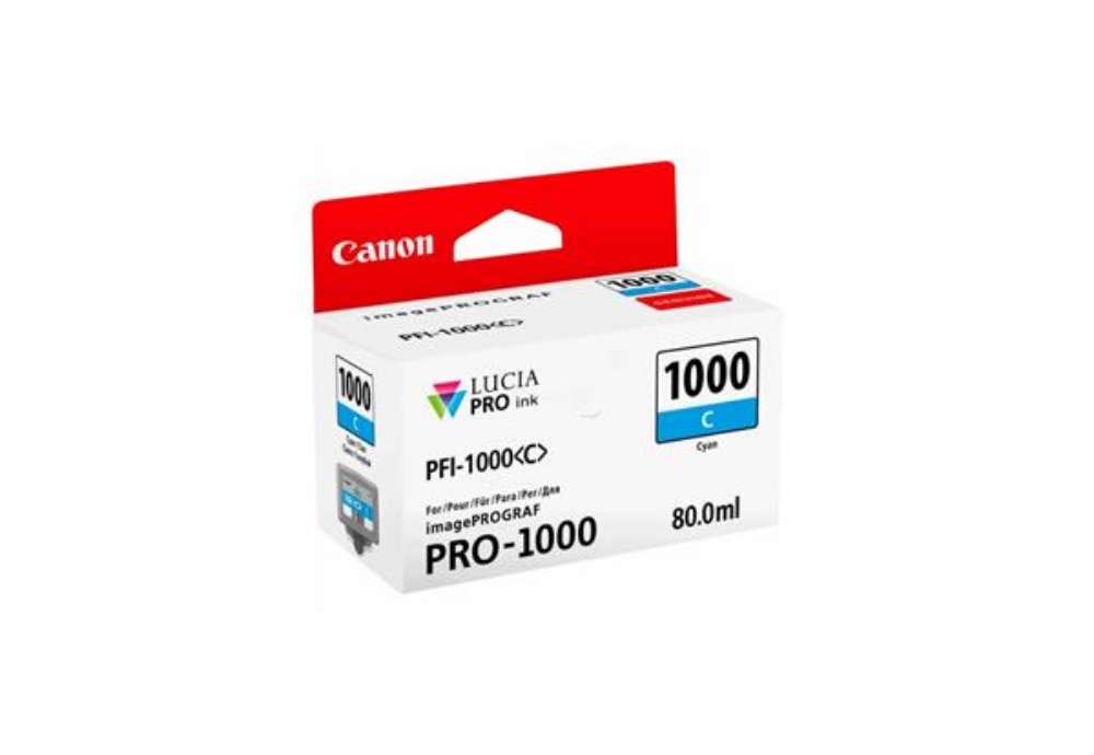 Immagine di Cartuccia inkjet PFI-1000C Canon ciano  0547C001