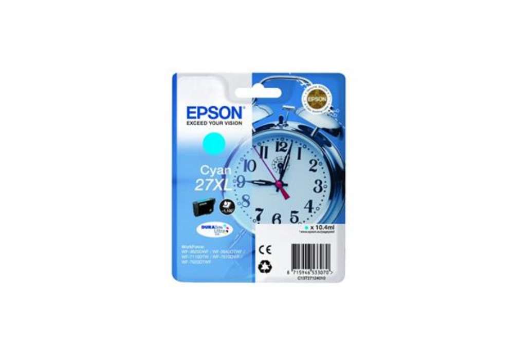 Immagine di Cartuccia inkjet Sveglia 27XL Epson ciano C13T27124012