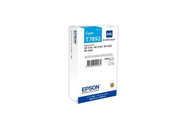 Immagine di Cartuccia inkjet altissima resa T7892 - XXL Epson ciano C13T789240