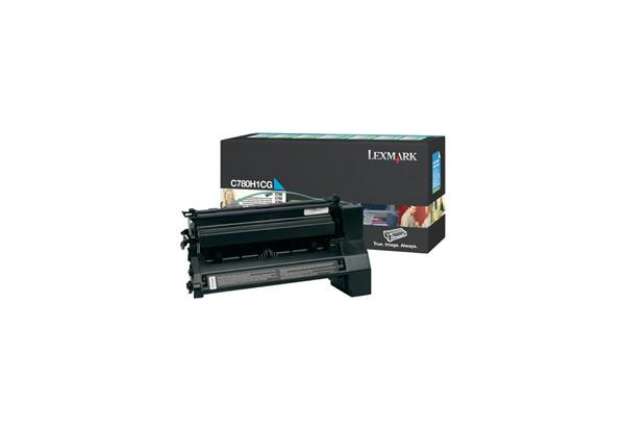 Immagine di Toner alta resa return program Lexmark ciano C780H1CG