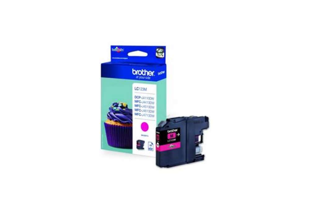Immagine di Cartuccia inkjet LC-123 Brother magenta  LC-123M