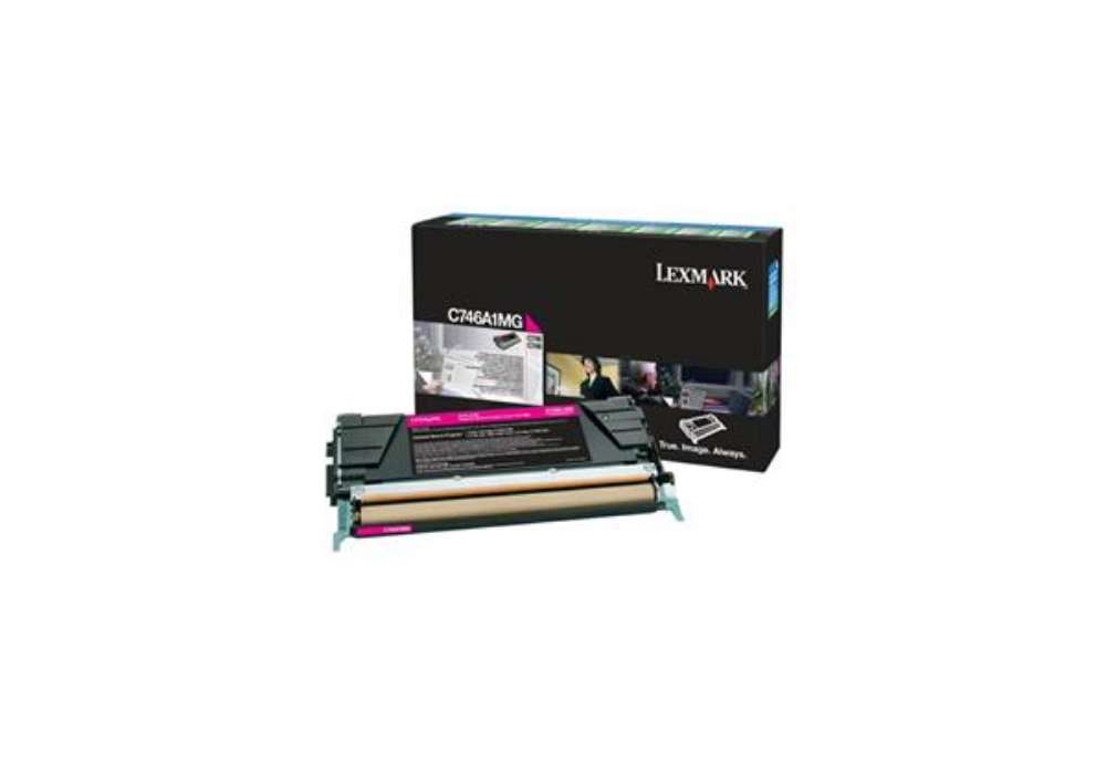 Immagine di Toner return program C746, C748 Lexmark magenta C746A1MG
