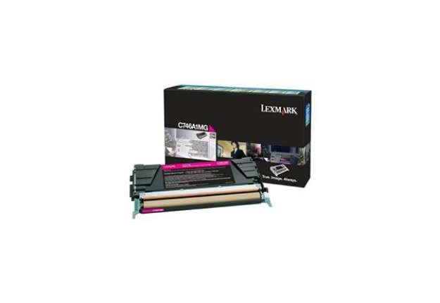 Immagine di Toner return program C746, C748 Lexmark magenta C746A1MG