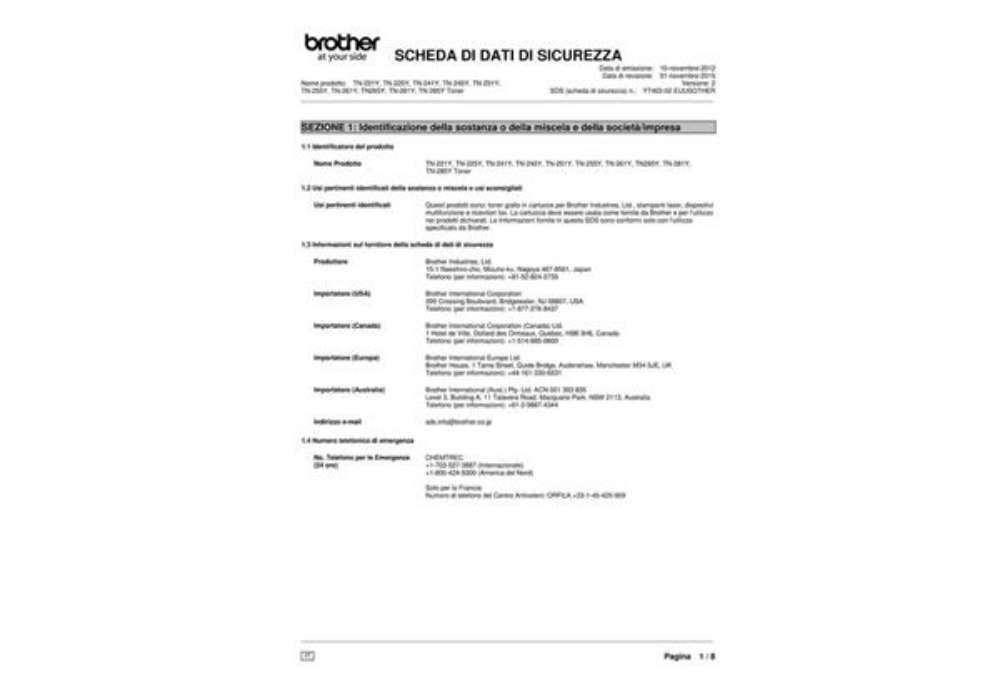 Immagine di Toner 241 Brother giallo  TN-241Y