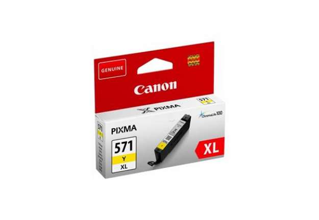 Immagine di Cartuccia inkjet alta capacità CLI-571Y XL Canon giallo 0334C001