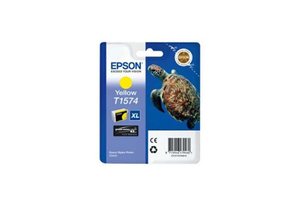 Immagine di Cartuccia inkjet alta capacità ink pigmentato blister RS T1574 Epson giallo C13T15744010
