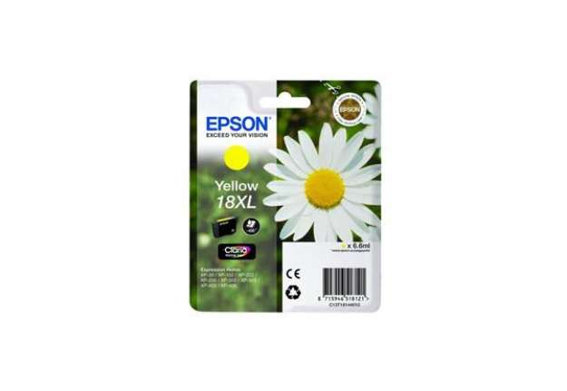 Immagine di Cartuccia inkjet alta capacità Margherite 18XL Epson giallo C13T18144012