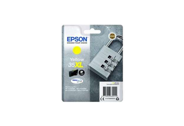 Immagine di Cartuccia inkjet alta capacità Lucchetto 35XL Epson giallo C13T35944010