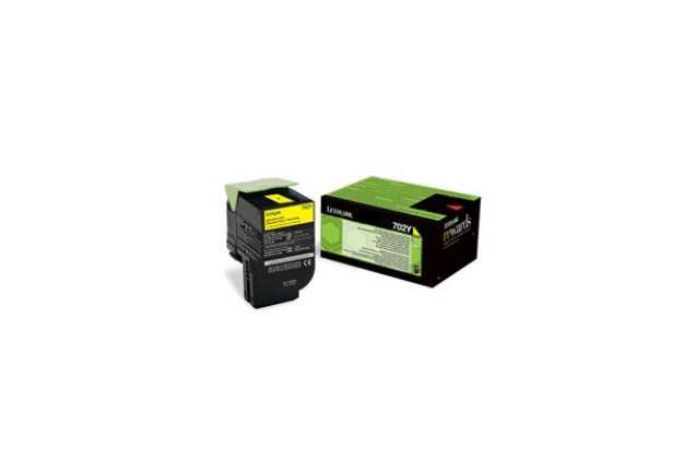 Immagine di Toner return program 702Y Lexmark giallo  70C20Y0